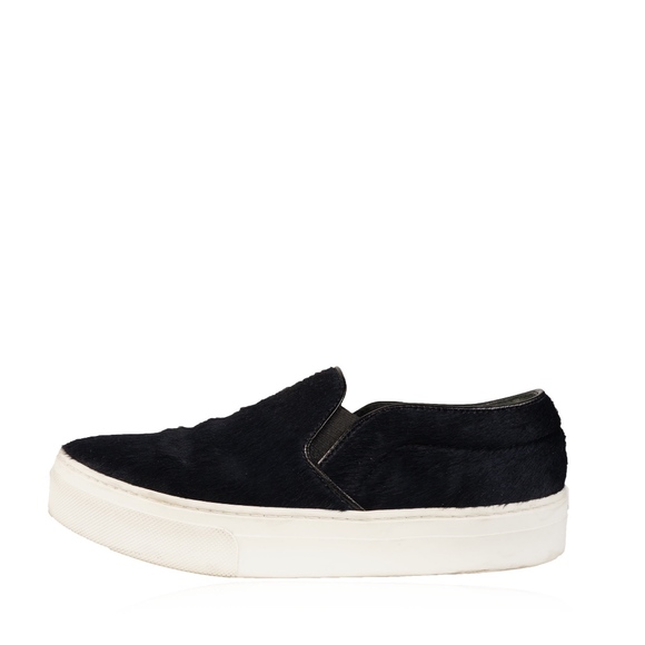 CELINE CALFSKIN PONY-STYLE SLIP-ON SNEAKERS - Picture 1 of 8